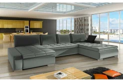 Kintore 4-sits Hörnbäddsoffa Dark grey