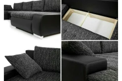 Kintore 4-sits Hörnbäddsoffa Dark grey