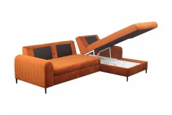 Kintore 3-sits Hörnbäddsoffa Orange