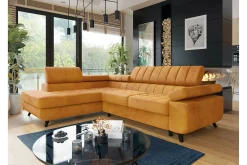 Kintore 3-sits Hörnbäddsoffa Yellow