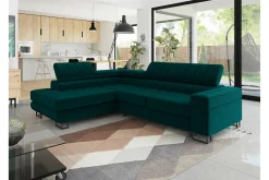 Kintore 3-sits Hörnbäddsoffa Dark green