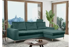 Kintore 3-sits Hörnbäddsoffa Dark green