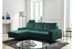 Kintore 3-sits Hörnbäddsoffa Dark green
