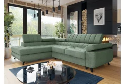 Kintore 3-sits Hörnbäddsoffa Light green