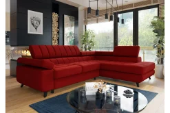Kintore 3-sits Hörnbäddsoffa Red