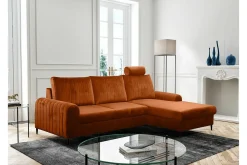 Kintore 3-sits Hörnbäddsoffa Orange