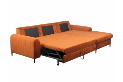 Kintore 3-sits Hörnbäddsoffa Orange