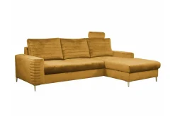Kintore 3-sits Hörnbäddsoffa Dark yellow