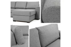 Kintore 6-sits Hörnbäddsoffa Beige/Light beige