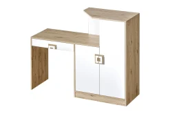 Klacksberg Skrivbord 150 cm med Förvaring Låda + Skåp
