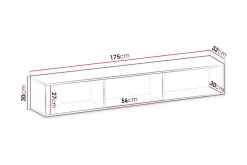 Klinkerville Tv-skåp 175 cm