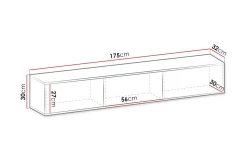 Klinkerville Tv-skåp 175 cm