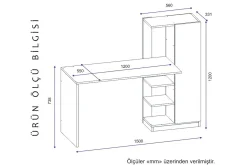 Klul Skrivbord 120 cm