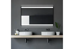 Knutby Badrumsspegel 120x70 cm LED-belysning