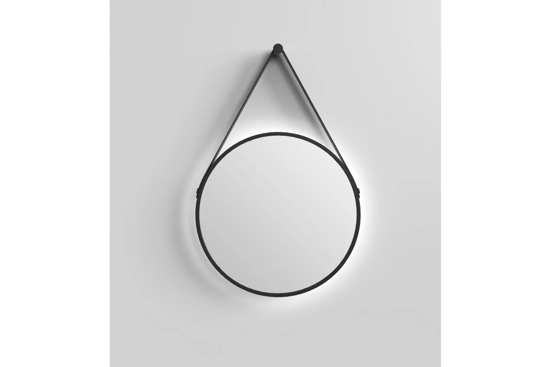 Knutby Spegel 50x50 cm Rund LED-belysning