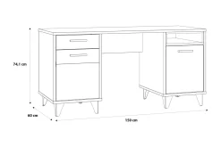Kocherinovo Skrivbord 150 cm