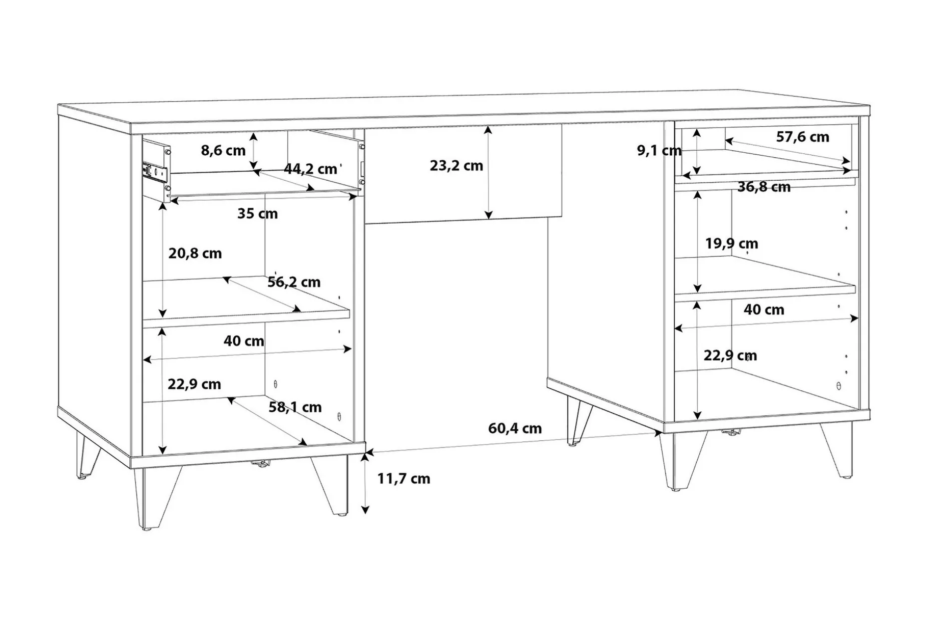 Kocherinovo Skrivbord 150 cm