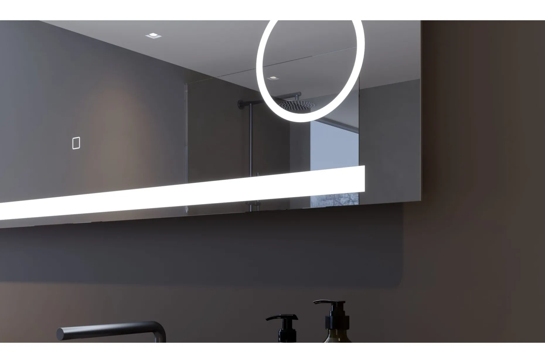 Kolerud Badrumsspegel 60 cm LED-belysning