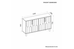 Konsol Masateru Valnöt