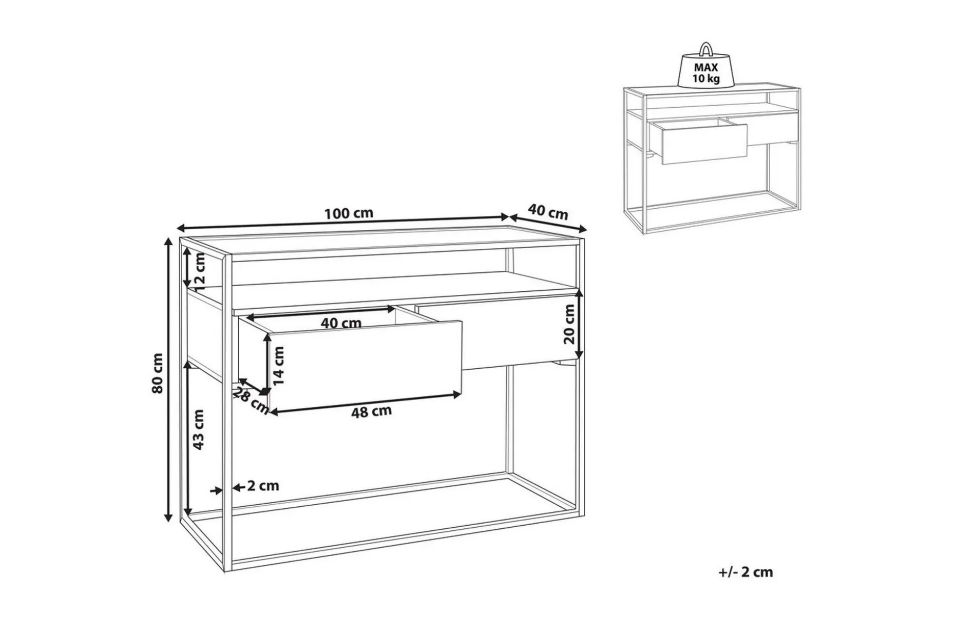 Konsolbord Mauk