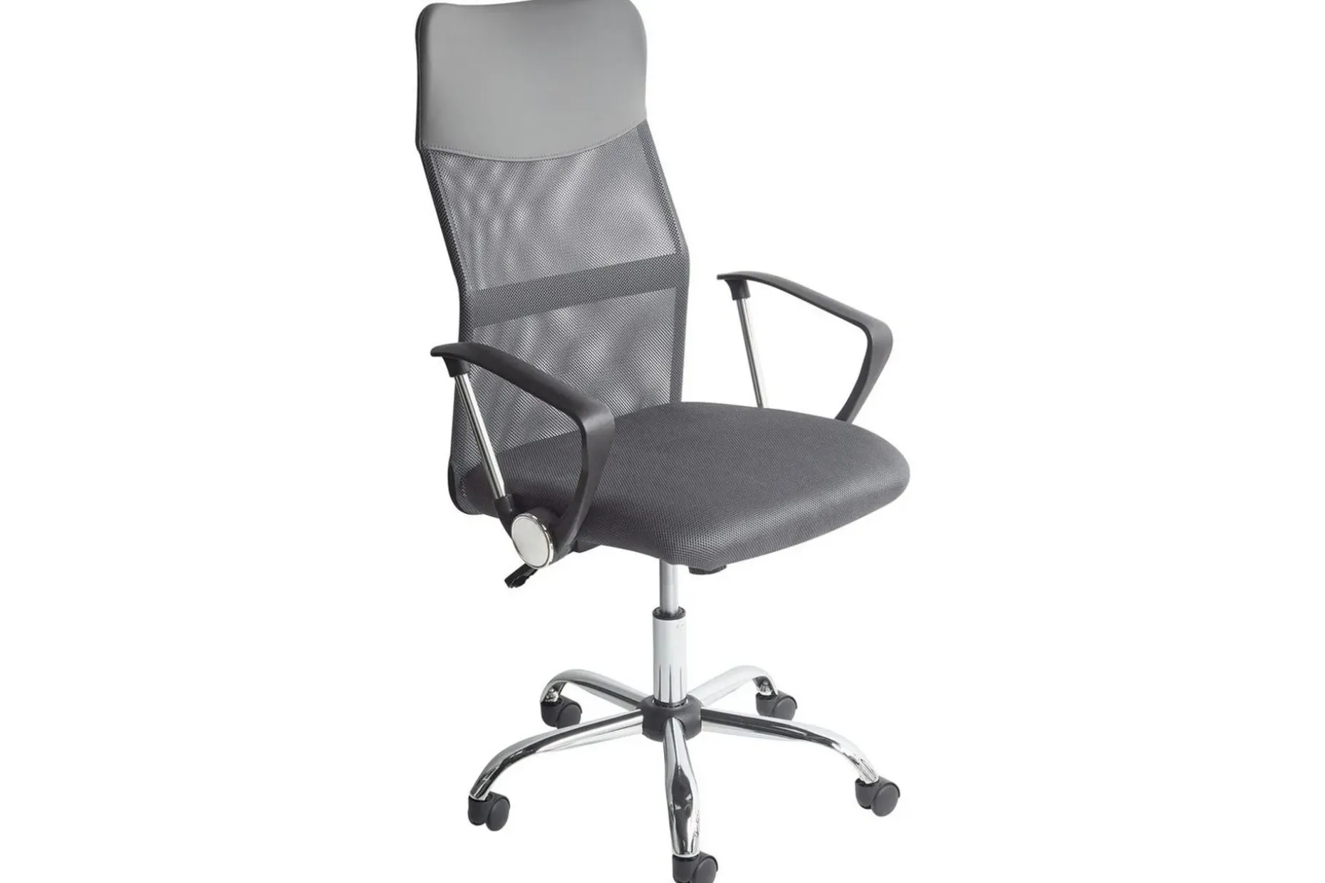Kontorsstol Design Grå/svart/silver