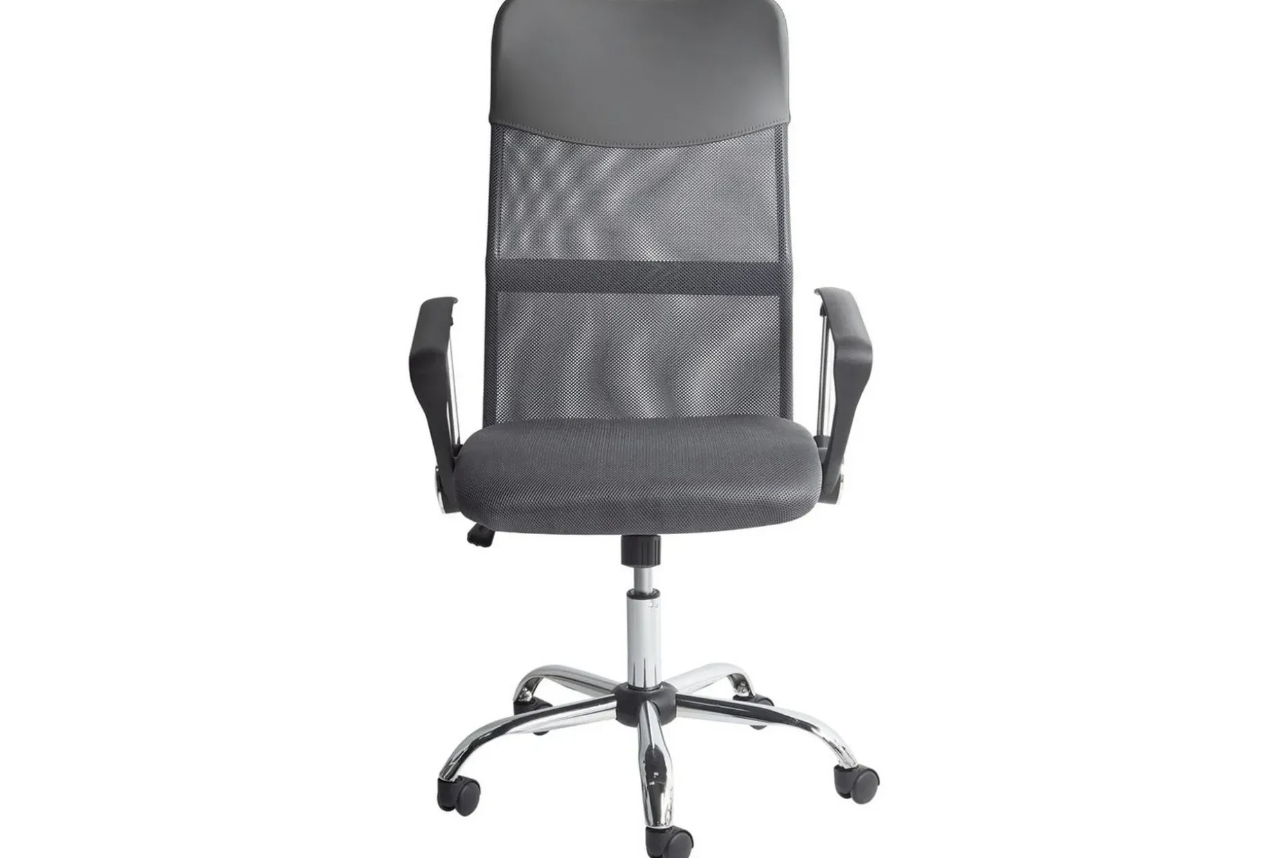 Kontorsstol Design Grå/svart/silver
