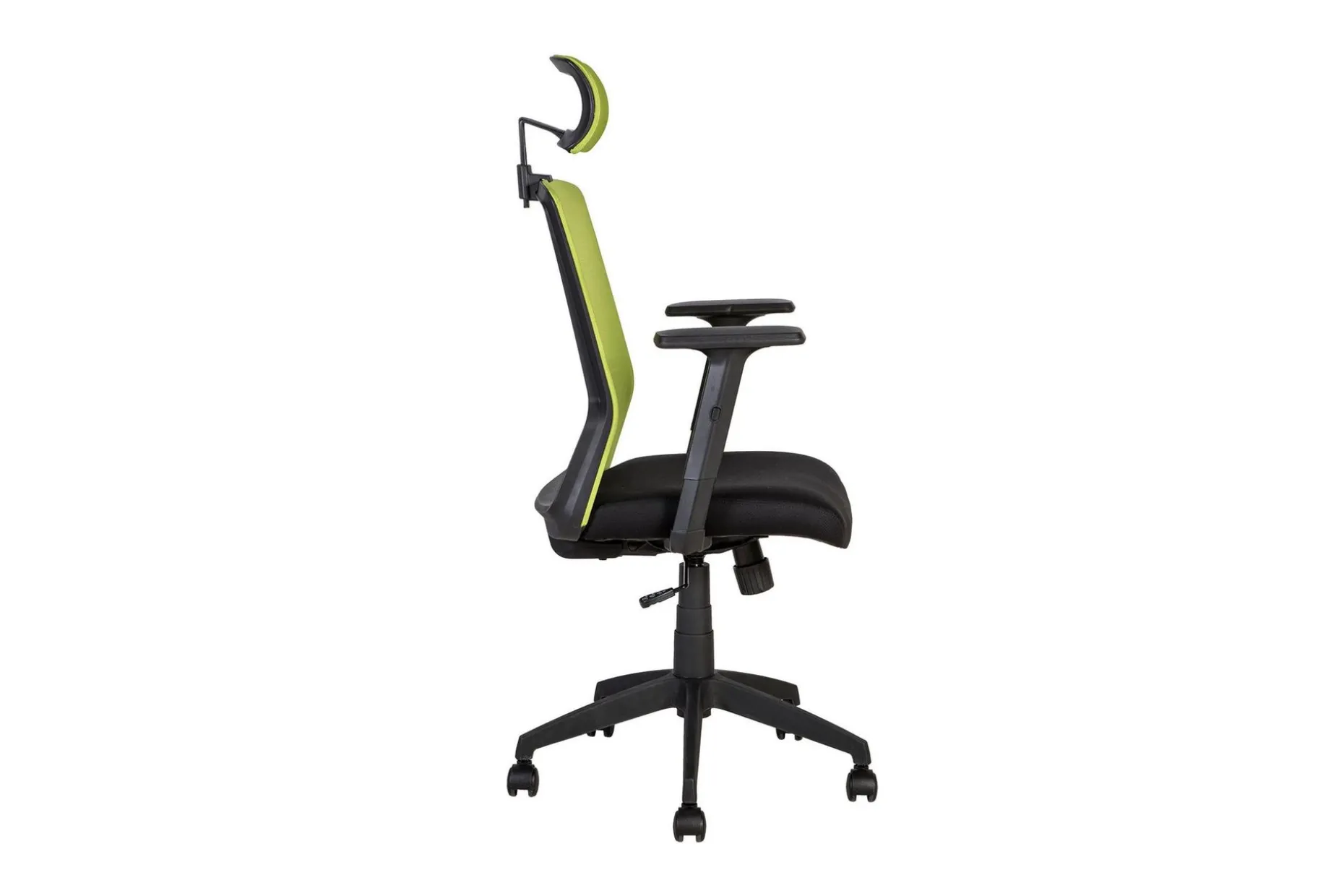 Kontorstol Bravo 62x53xh107-1145 cm Svart Grönt