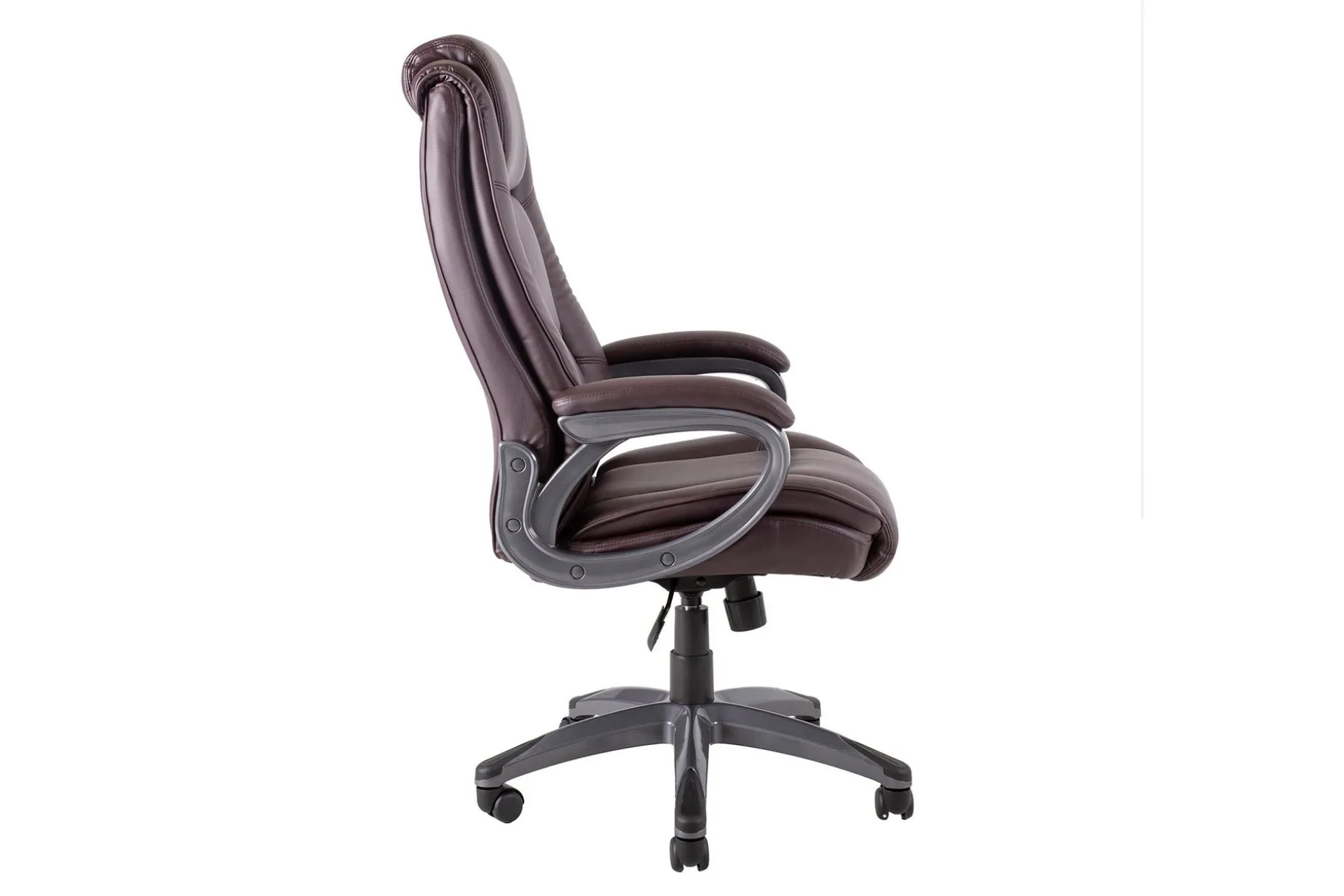 Kontorstol CALVIN 81x65xH114-1215cm mörkröd