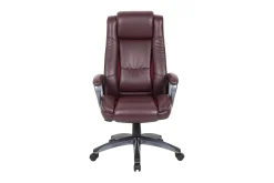 Kontorstol CALVIN 81x65xH114-1215cm mörkröd