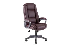 Kontorstol CALVIN 81x65xH114-1215cm mörkröd