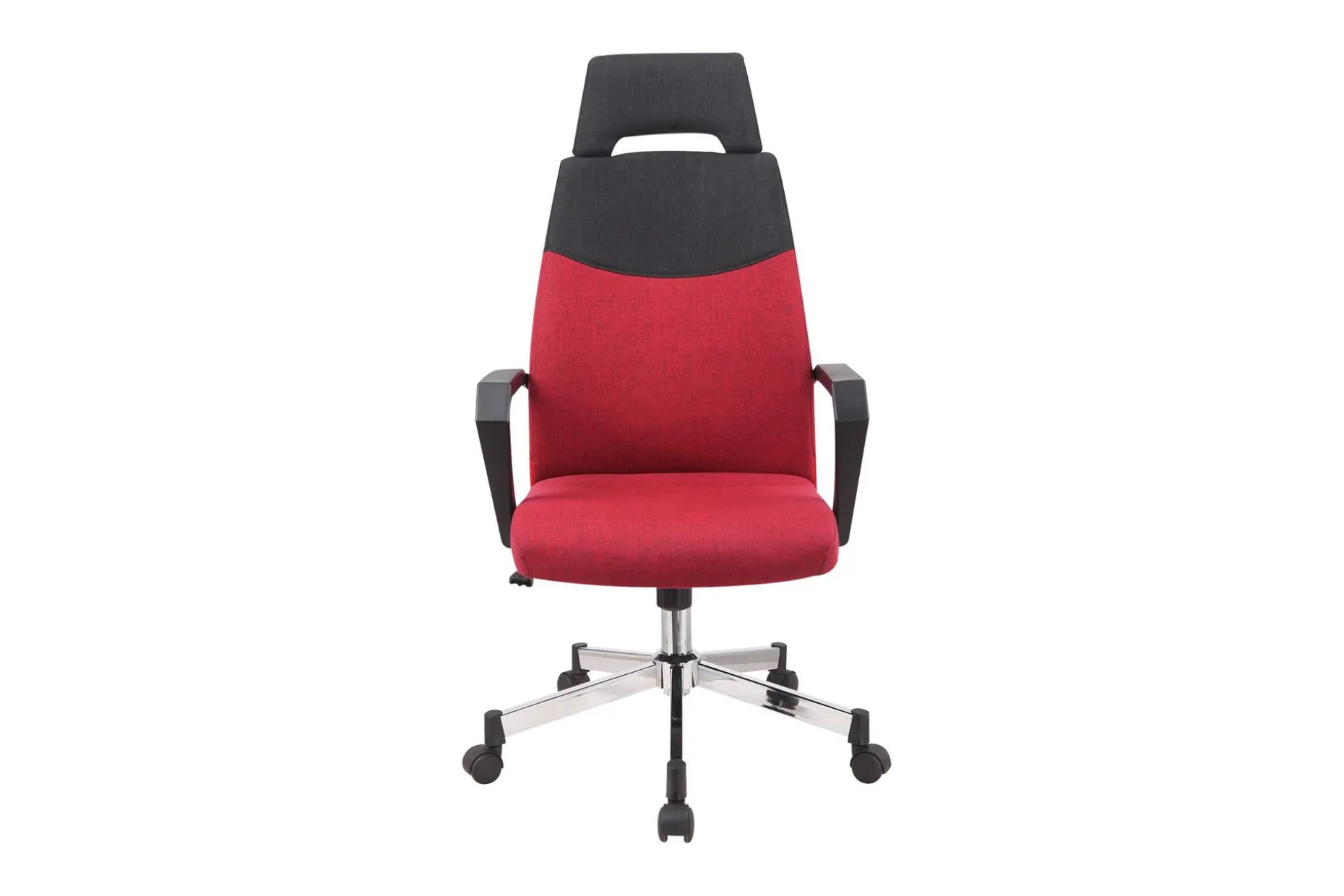 Kontorstol DOMINIC 58x59xH1135-121 röd/svart