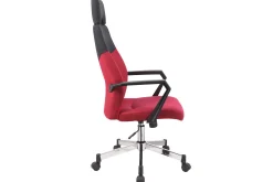 Kontorstol DOMINIC 58x59xH1135-121 röd/svart