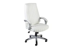 Kontorstol Elegant 625x765xh112-1195 cm Vit