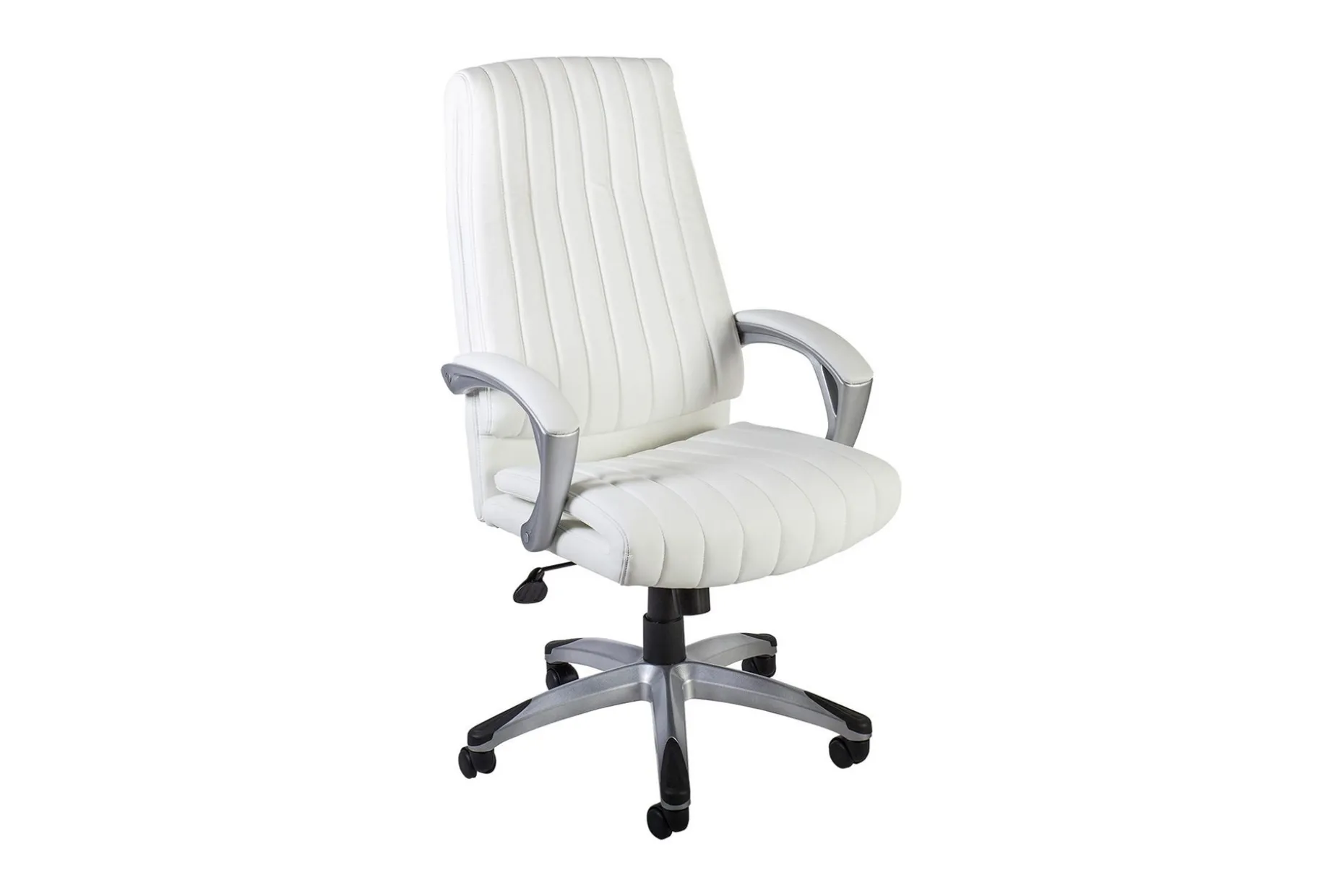 Kontorstol Elegant 625x765xh112-1195 cm Vit
