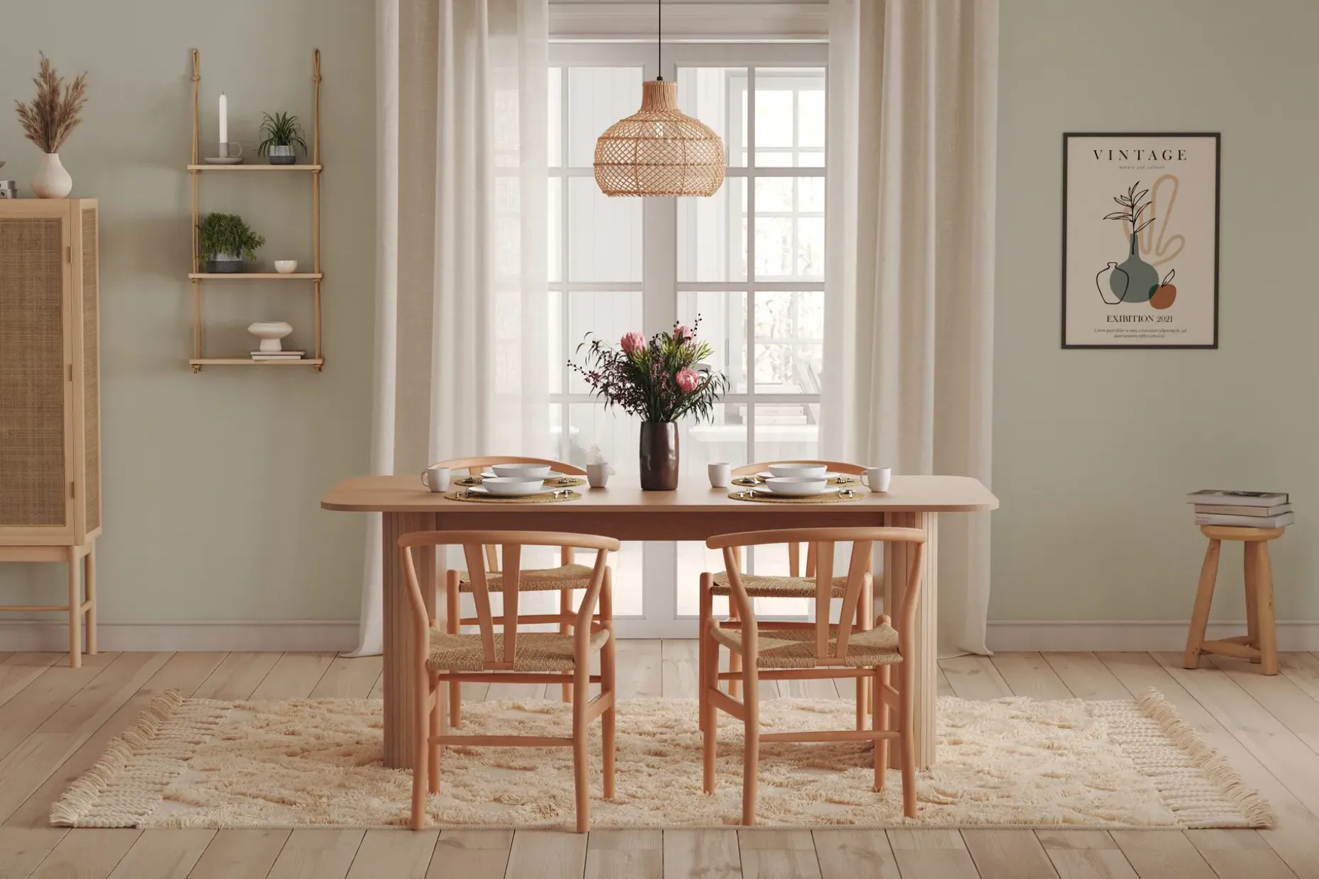 Kopparbo Matbord 180-240 cm Förlängningsbart