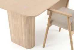 Kopparbo Matbord 180-240 cm Förlängningsbart med 4 Reciclar Matstolar