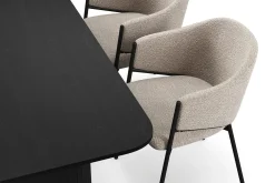 Kopparbo Matbord 180-240 cm Förlängningsbart med 4 Filip Matstolar