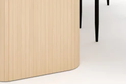 Kopparbo Matbord 180-240 cm Förlängningsbart med 6 Sawako Stolar