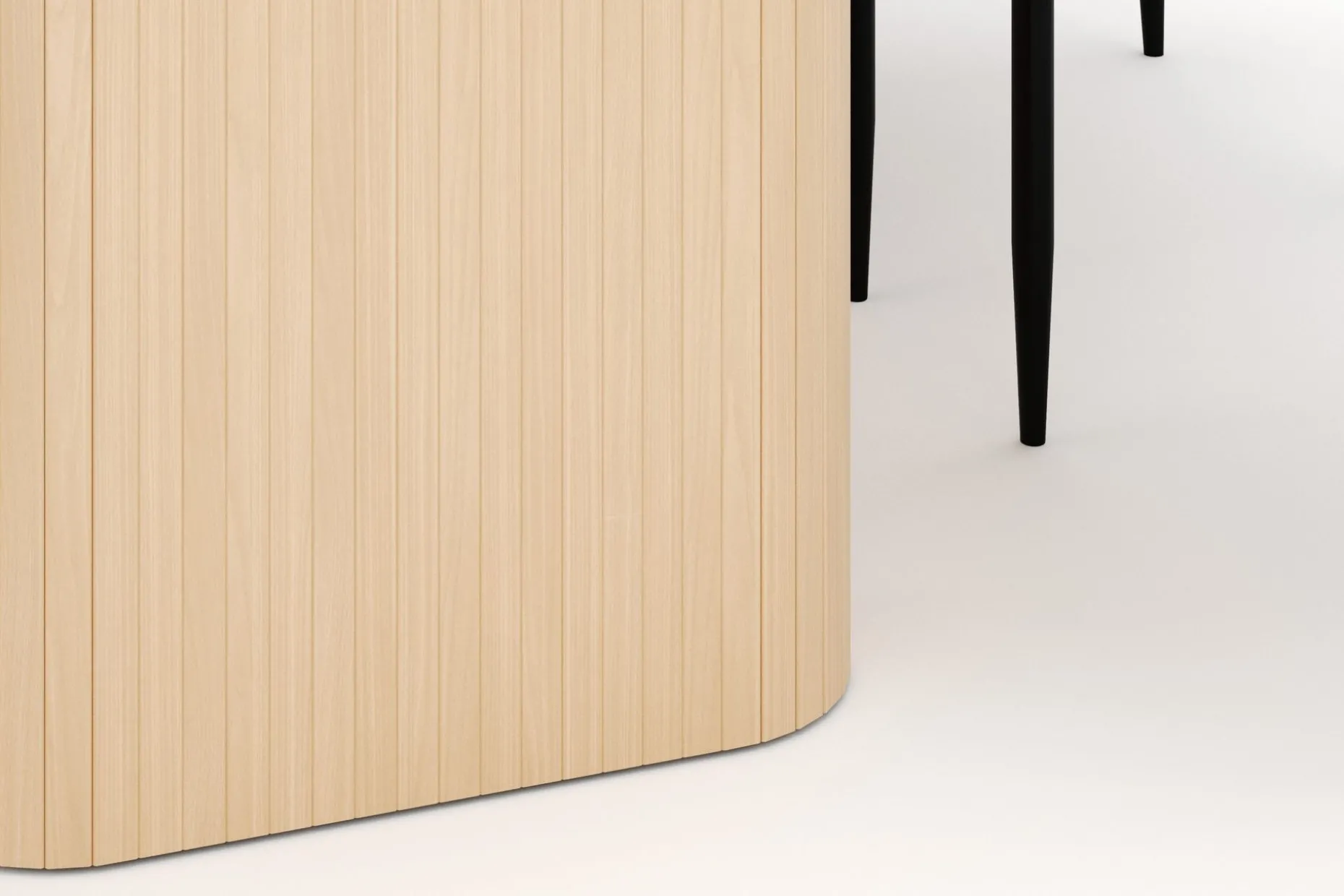 Kopparbo Matbord 180-240 cm Förlängningsbart med 6 Sawako Stolar