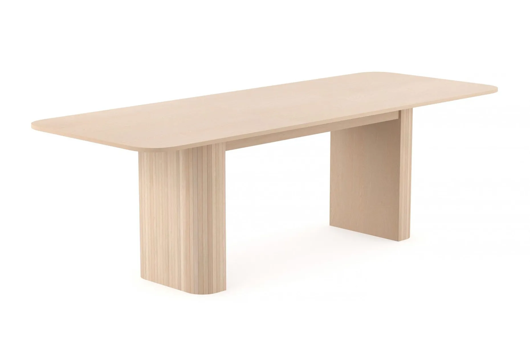 Kopparbo Matbord 180-240 cm Förlängningsbart med 6 Sawako Stolar