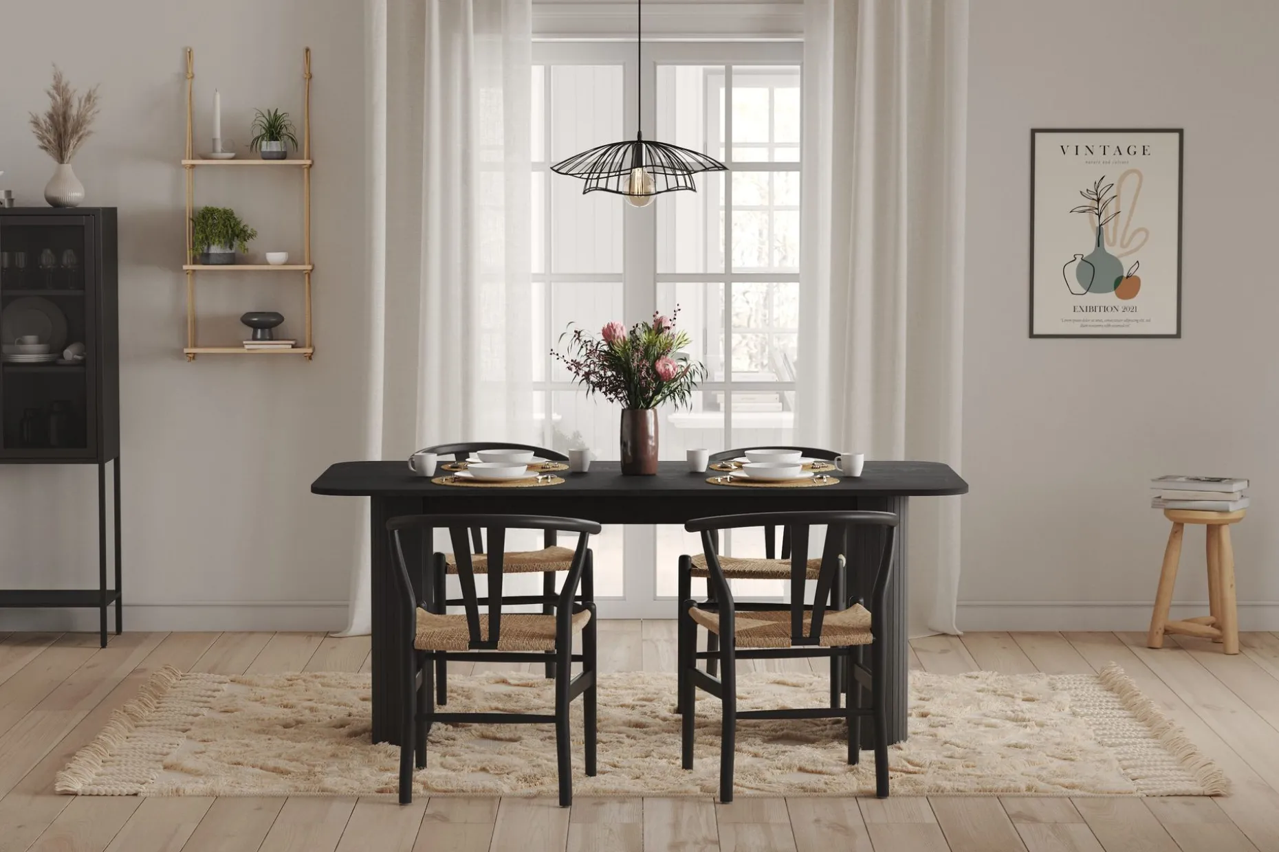 Kopparbo Matbord 180-240 cm Förlängningsbart