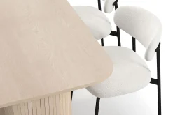 Kopparbo Matbord 160 cm med 4 Lucy Matstolar
