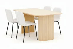 Kopparbo Matbord 160 cm med 4 Katy Matstolar