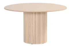 Kopparbo Runt Matbord 130 cm med 4 Sawako Stolar