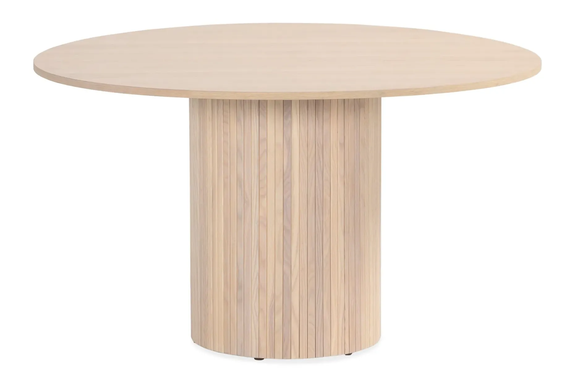 Kopparbo Runt Matbord 130 cm med 4 Sawako Stolar