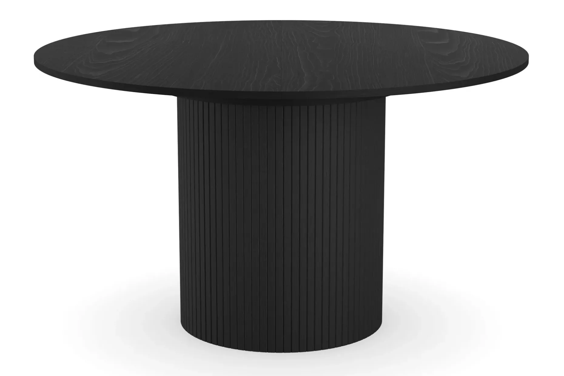 Kopparbo Runt Matbord 130 cm Förlängningsbart med 4 Sawako Stolar