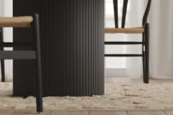 Kopparbo Runt Matbord 130 cm Förlängningsbar med illäggsskiva