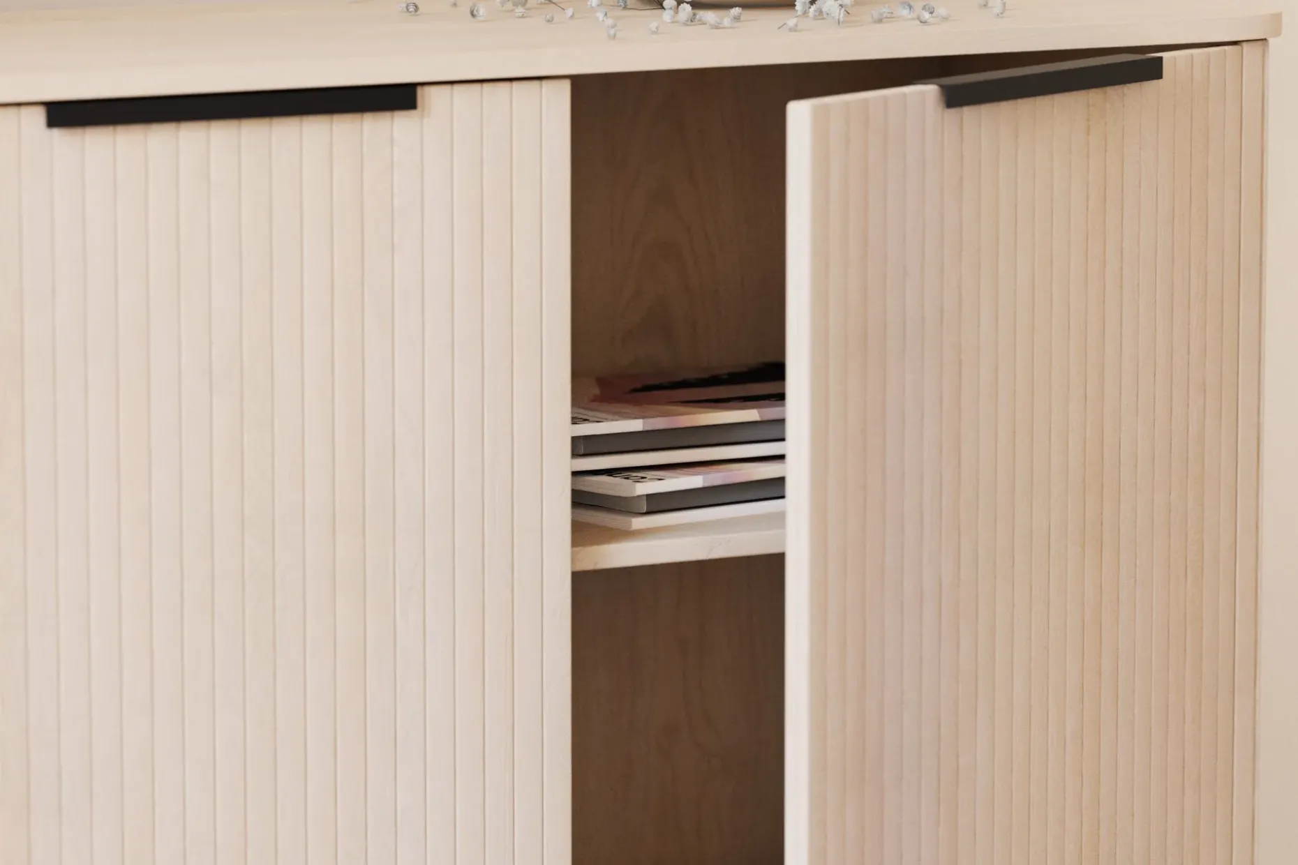 Kopparbo Sideboard Vitlaserad Ek
