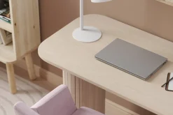 Kopparbo Skrivbord 100 cm Vitlaserad Ek