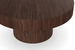 Kopparbo Soffbord 75 cm Runt Valnöt